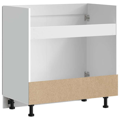 Spülenunterschrank Porto Grau Sonoma 80x46x81,5cm Holzwerkstoff