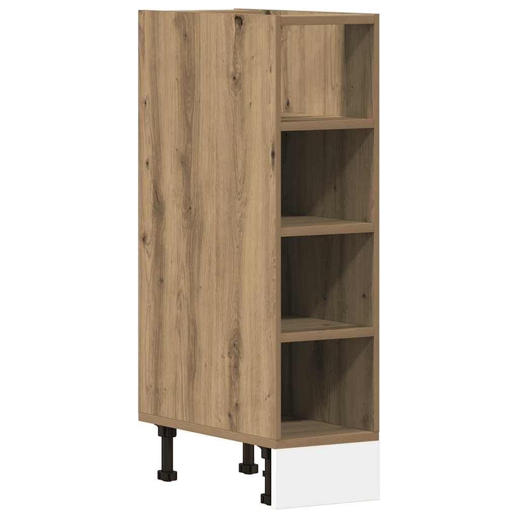 Unterschrank Artisan-Eiche 20x44,5x81,5 cm Holzwerkstoff