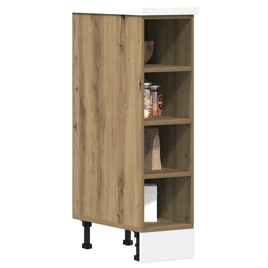 Unterschrank Artisan-Eiche 20x44,5x81,5 cm Holzwerkstoff