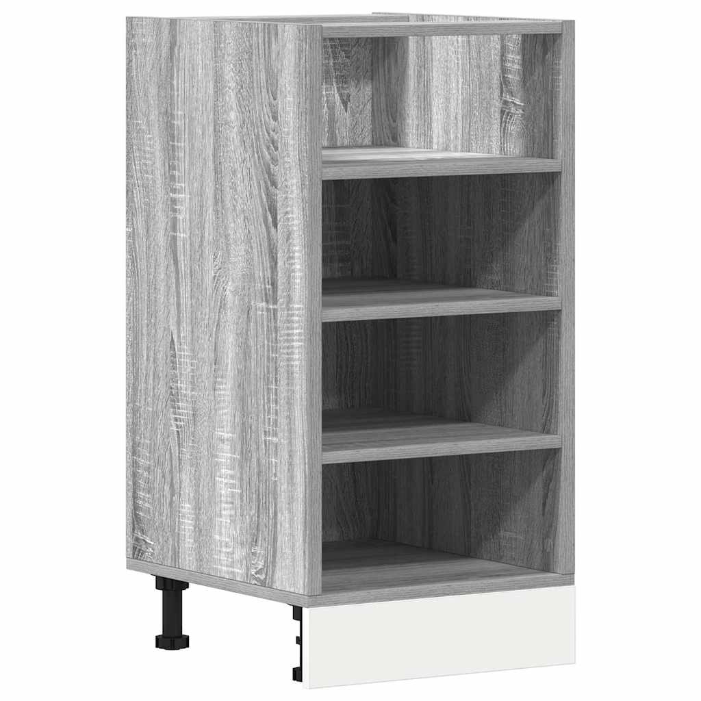 Unterschrank Grau Sonoma 40x44,5x81,5 cm Holzwerkstoff