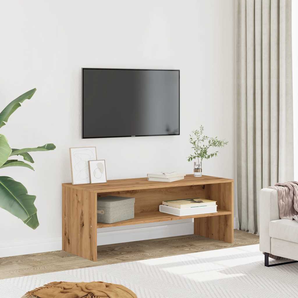 TV-Regal Artisan-Eiche 100x40x40 cm Holzwerkstoff