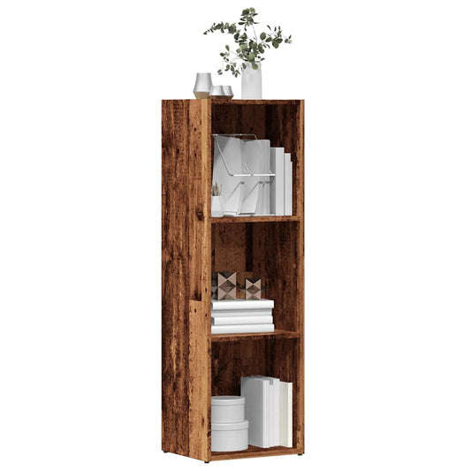 Bücherregal Altholz-Optik 36x30x114 cm Holzwerkstoff