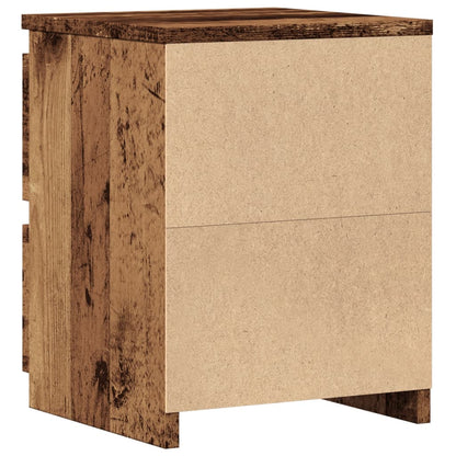 Nachttisch Altholz-Optik 30×30×40 cm Holzwerkstoff