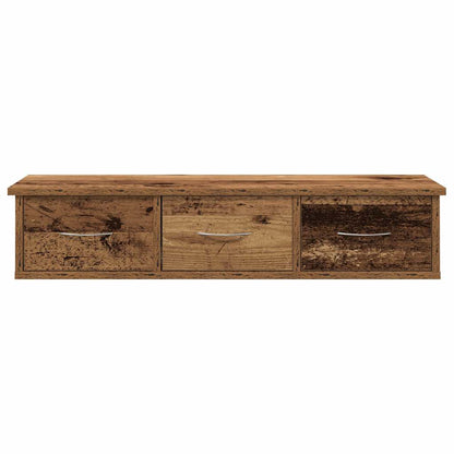 Wandschrank Altholz-Optik 88x26x18,5 cm Holzwerkstoff