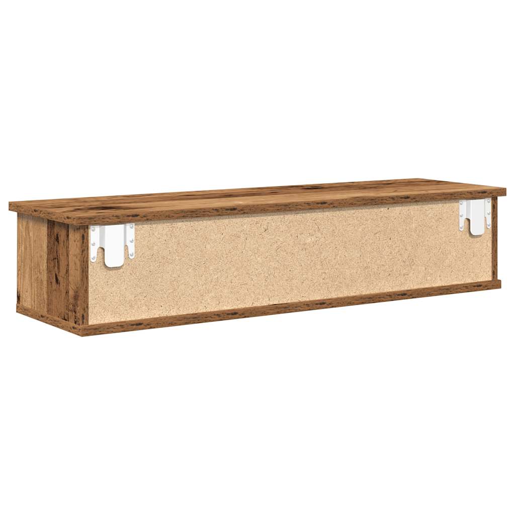 Wandschrank Altholz-Optik 88x26x18,5 cm Holzwerkstoff