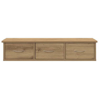 Wandschrank Artisan-Eiche 88x26x18,5 cm Holzwerkstoff