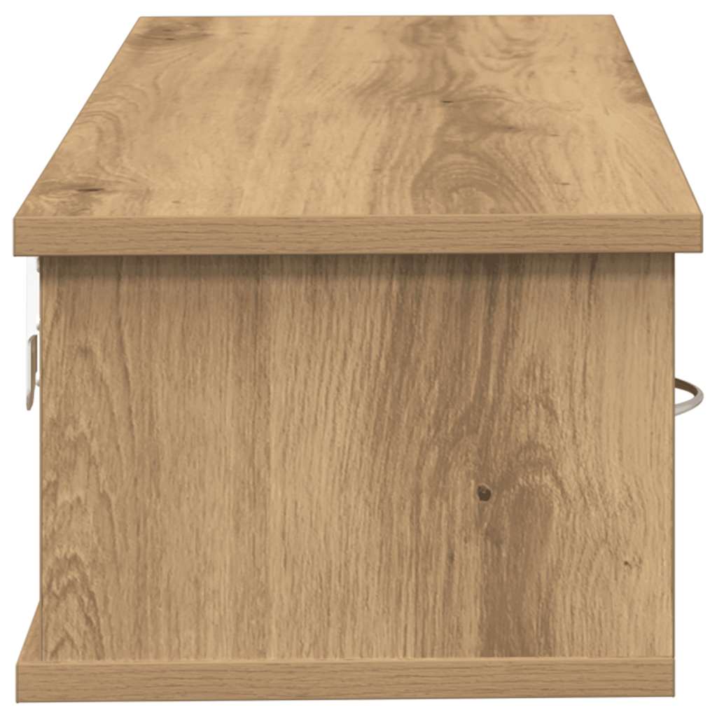 Wandschrank Artisan-Eiche 88x26x18,5 cm Holzwerkstoff