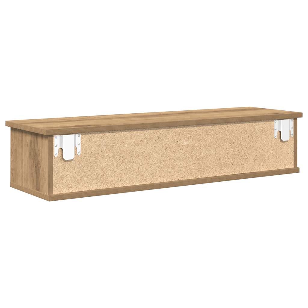 Wandschrank Artisan-Eiche 88x26x18,5 cm Holzwerkstoff