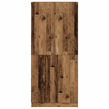 Kleiderschrank Altholz-Optik 80x52x180 cm Holzwerkstoff