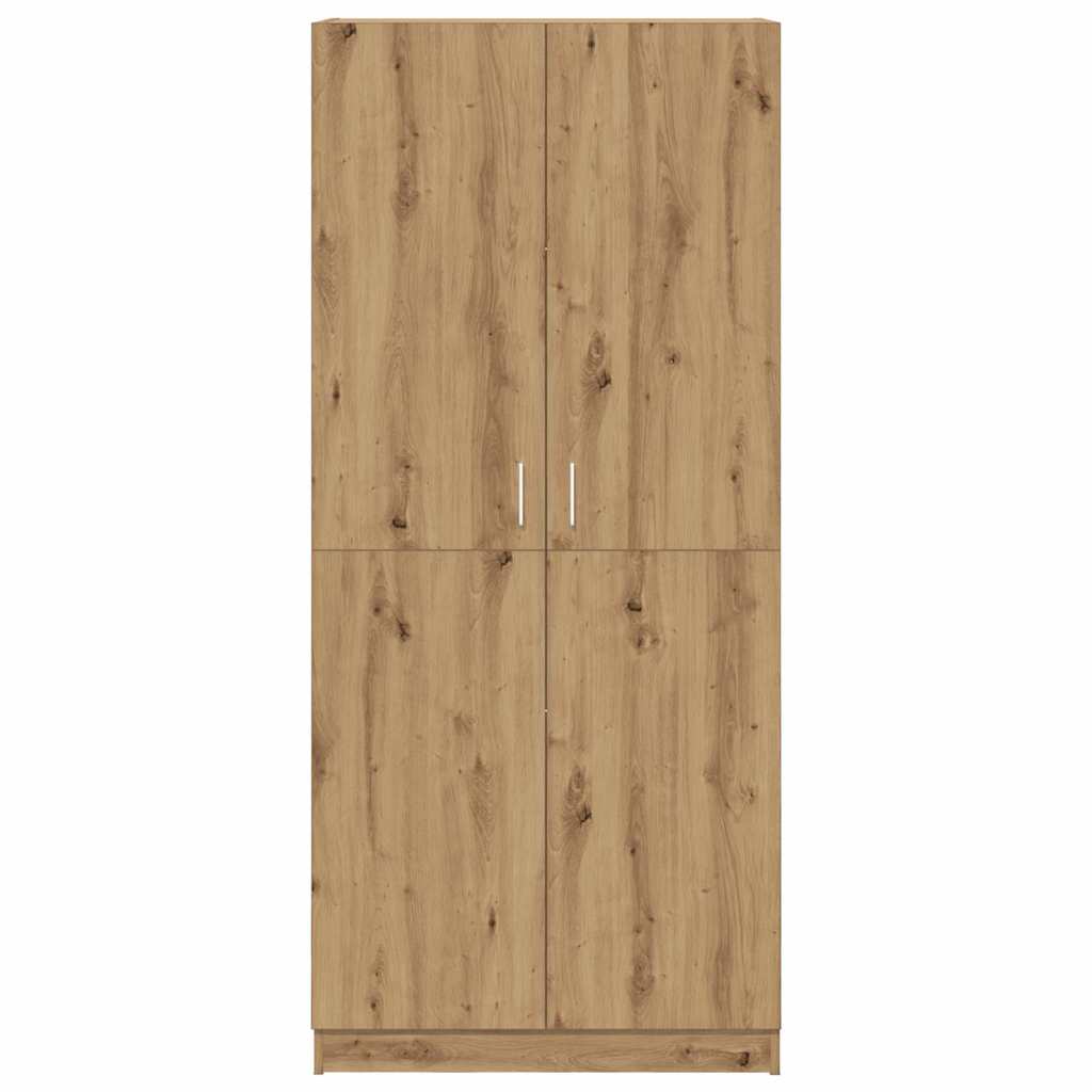 Kleiderschrank Artisan-Eiche 80x52x180 cm Holzwerkstoff