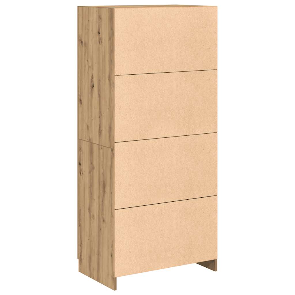 Kleiderschrank Artisan-Eiche 90x52x200 cm Holzwerkstoff