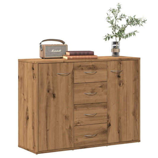 Sideboard Artisan-Eiche 88x30x64 cm Holzwerkstoff