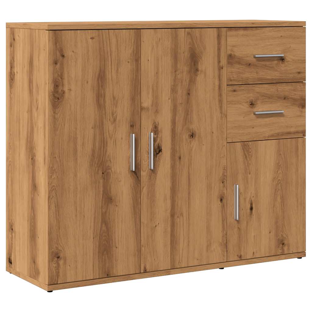 Sideboard Artisan-Eiche 91x29,5x75 cm Holzwerkstoff