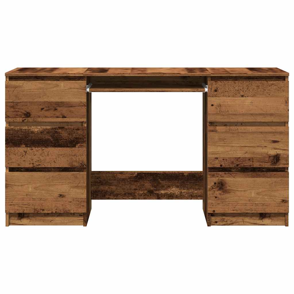 Schreibtisch Altholz-Optik 140x50x77 cm Holzwerkstoff