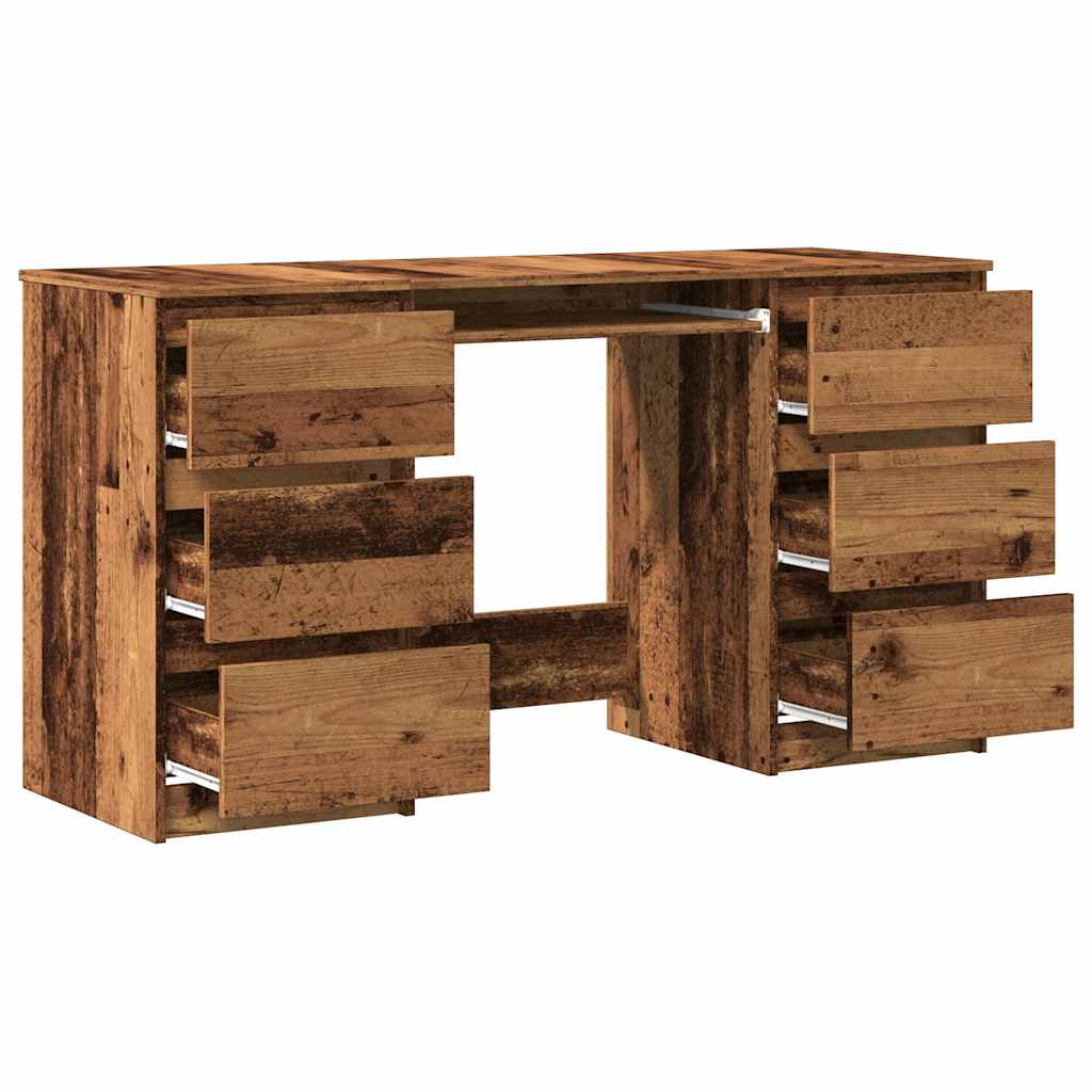 Schreibtisch Altholz-Optik 140x50x77 cm Holzwerkstoff