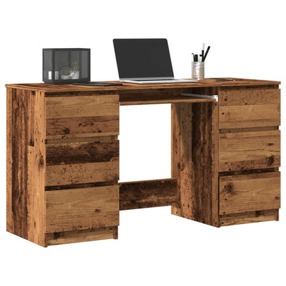 Schreibtisch Altholz-Optik 140x50x77 cm Holzwerkstoff