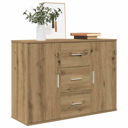 Sideboard Artisan-Eiche 90x29,5x65 cm Holzwerkstoff