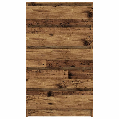 Schubladenschrank Altholz-Optik 60x36x103 cm Holzwerkstoff