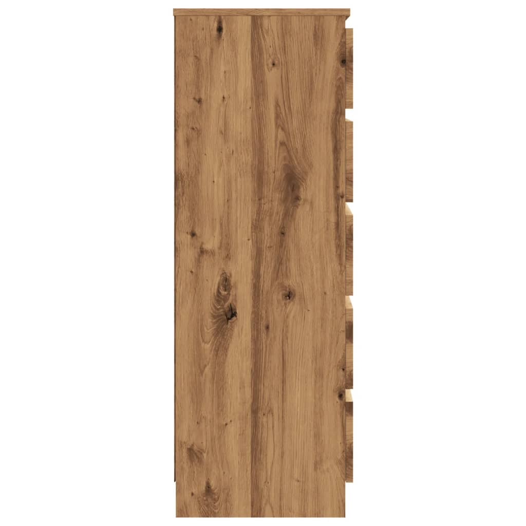 Schubladenschrank Artisan-Eiche 60x36x103 cm Holzwerkstoff