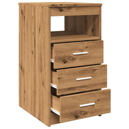 Schubladenschrank Artisan-Eiche 40x50x76 cm Holzwerkstoff