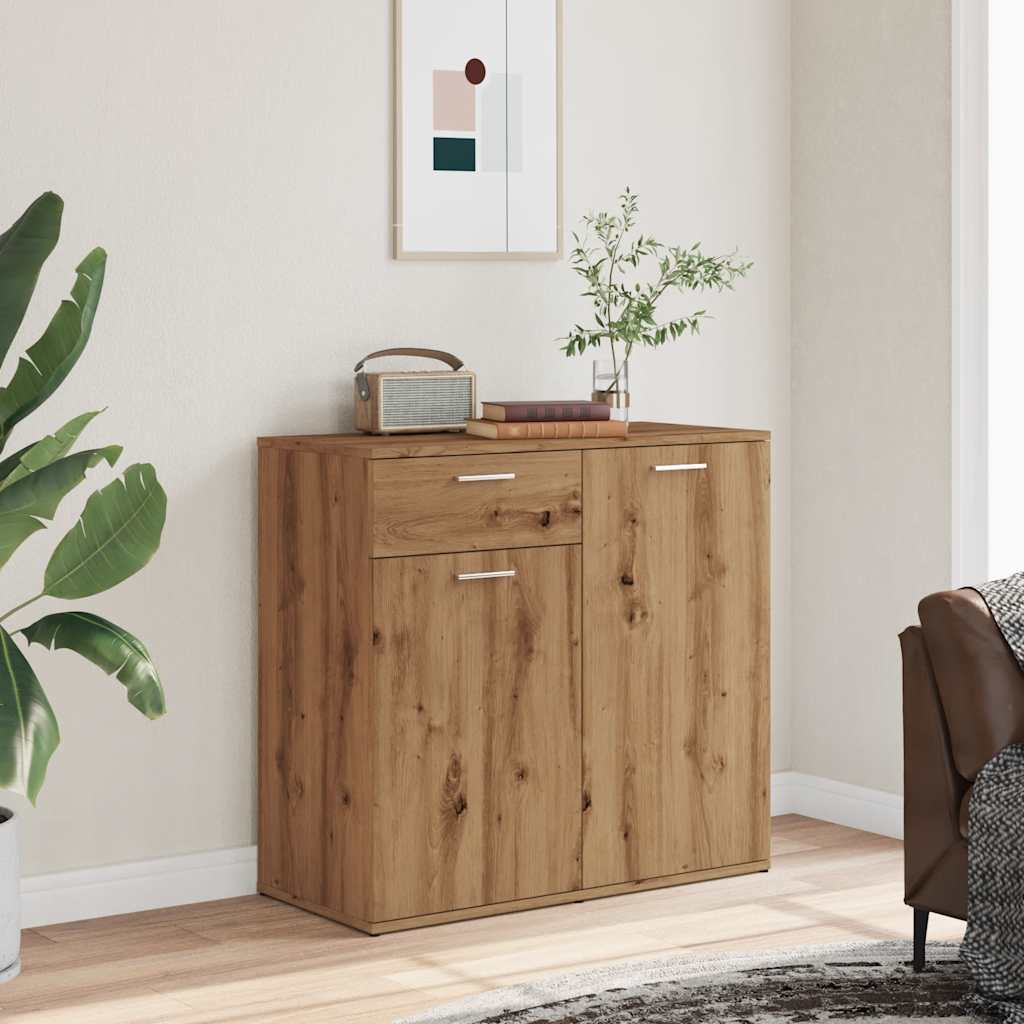 Sideboard Artisan-Eiche 80x36x75 cm Holzwerkstoff