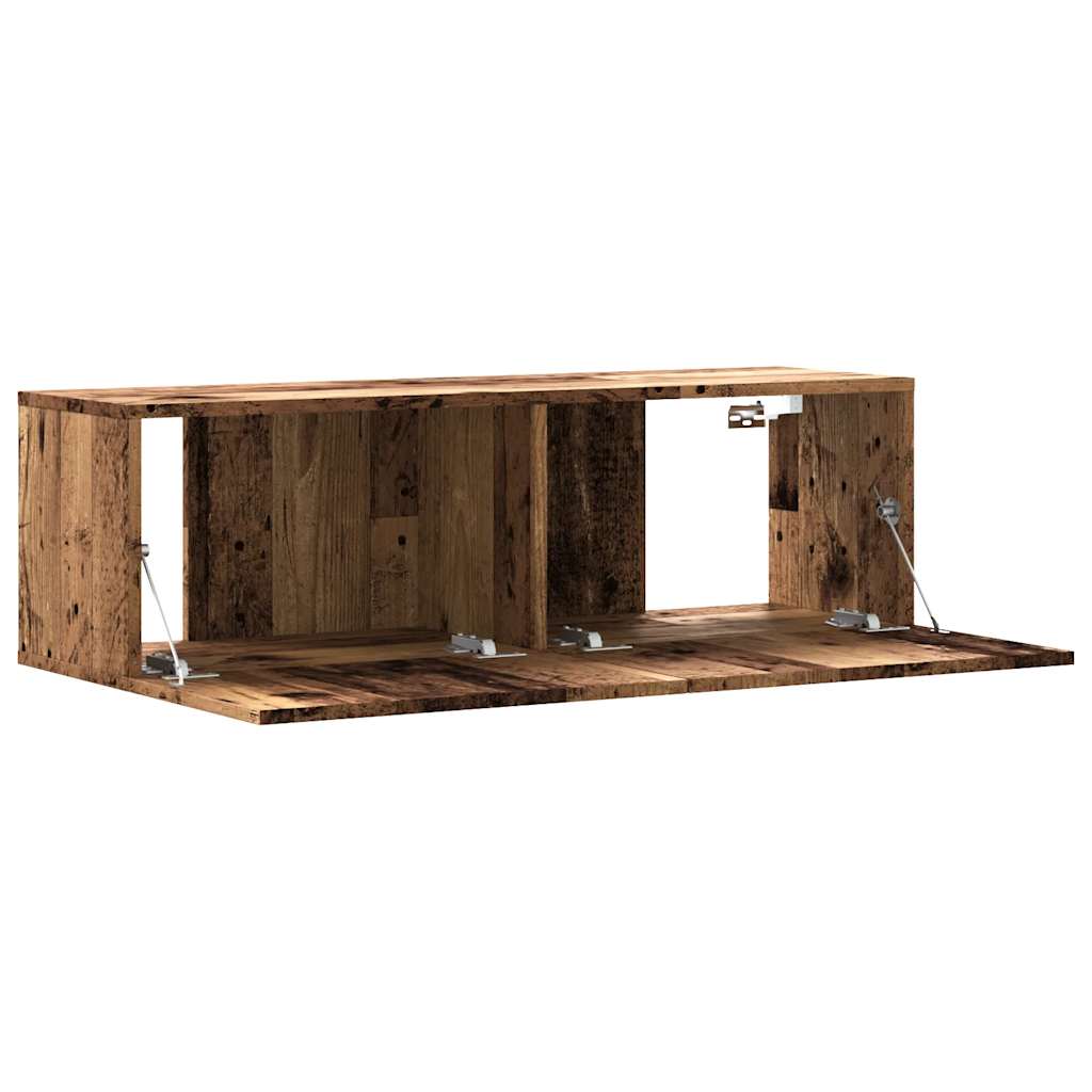 TV-Wandschrank Altholz-Optik 100x30x30 cm Holzwerkstoff