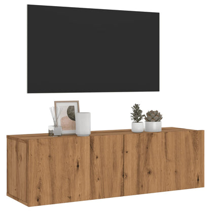 TV-Wandschrank Artisan-Eiche 100x30x30 cm Holzwerkstoff