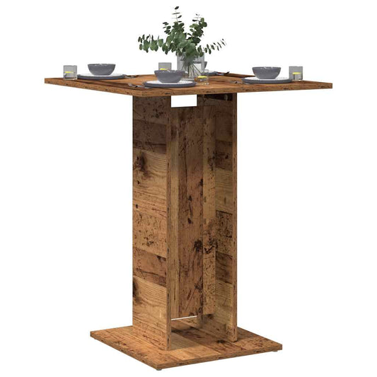 Bistrotisch Altholz-Optik 60x60x75 cm Holzwerkstoff