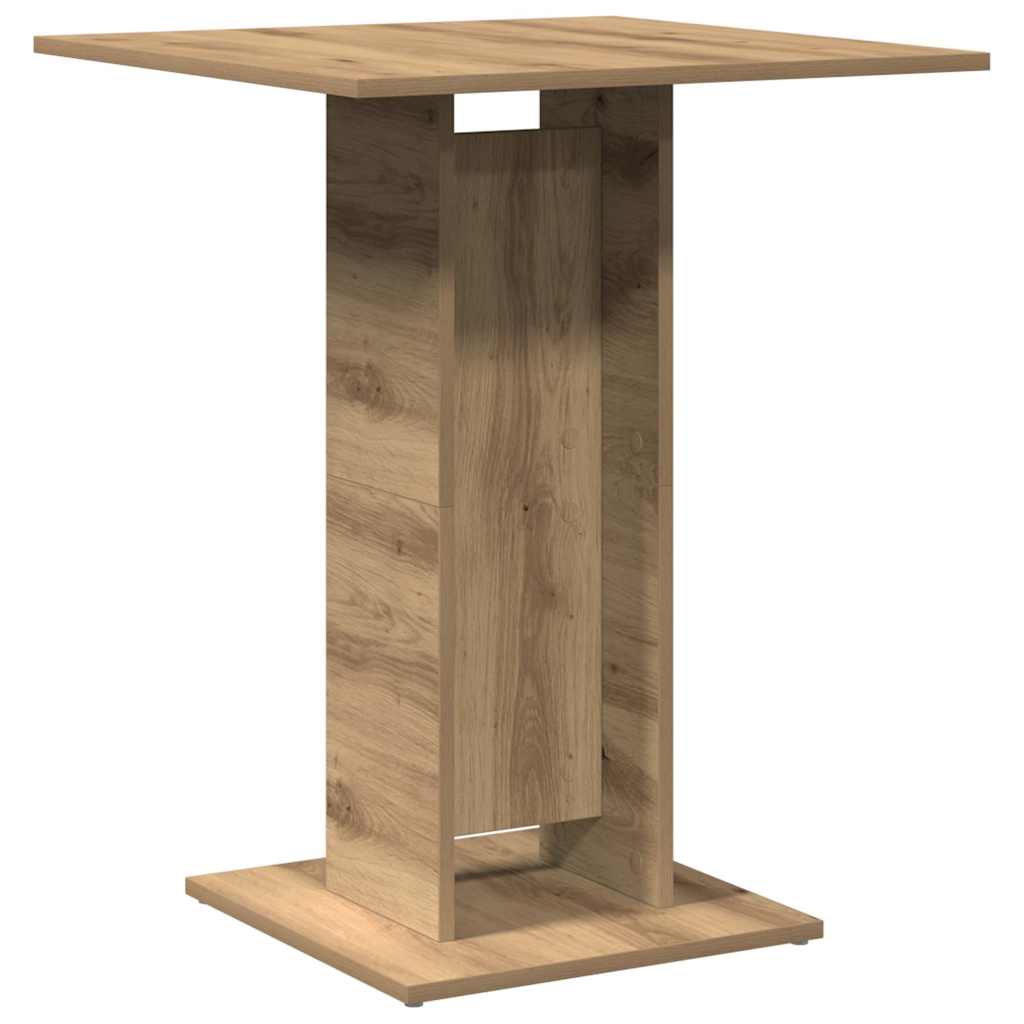 Bistrotisch Artisan-Eiche 60x60x75 cm Holzwerkstoff