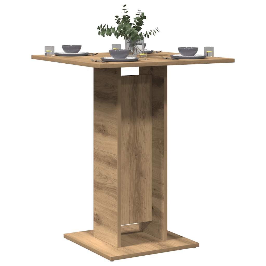 Bistrotisch Artisan-Eiche 60x60x75 cm Holzwerkstoff