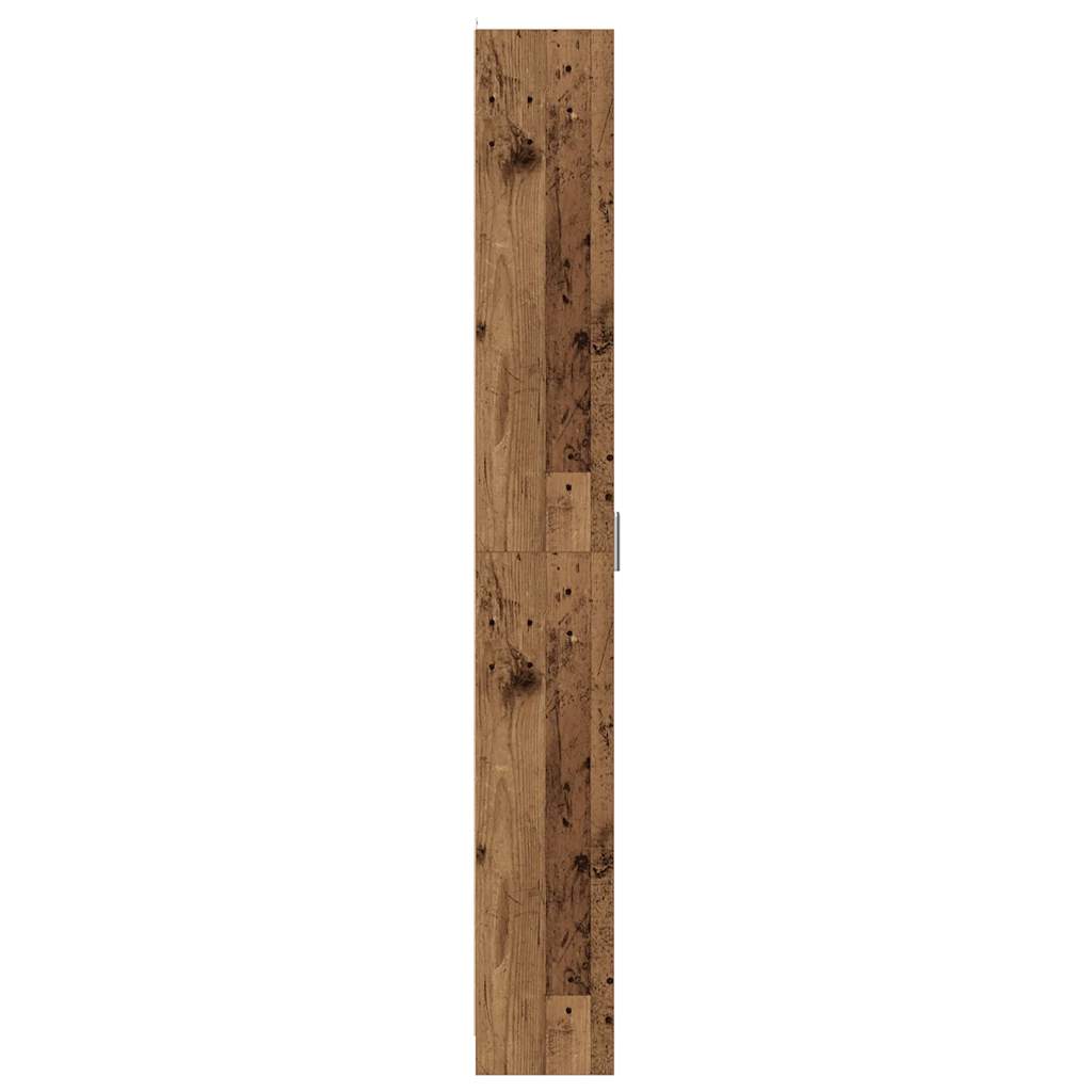 Flurschrank Altholz-Optik 55x25x189 cm Holzwerkstoff