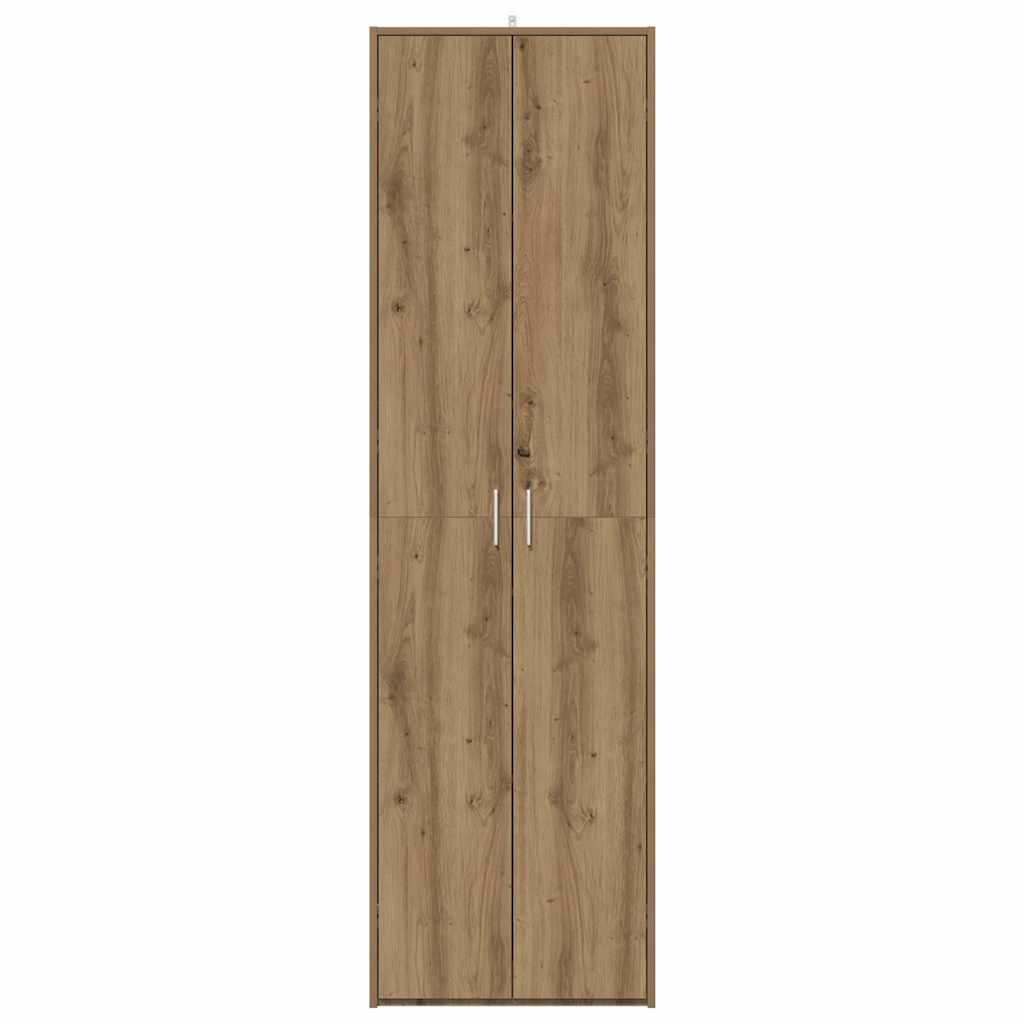 Flurschrank Artisan-Eiche 55x25x189 cm Holzwerkstoff