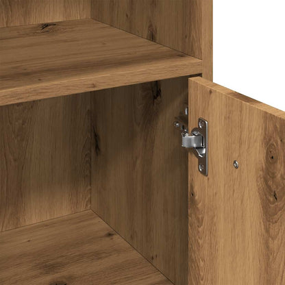 Badschrank Artisan-Eiche 30x30x95 cm Holzwerkstoff