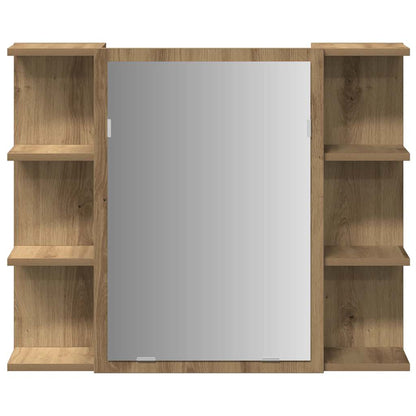 Bad-Spiegelschrank Artisan-Eiche 80x20,5x64cm Holzwerkstoff