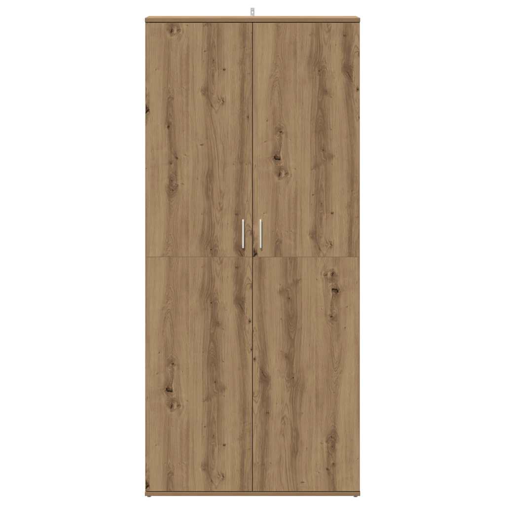 Schuhschrank Artisan-Eiche 80x39x178 cm Holzwerkstoff