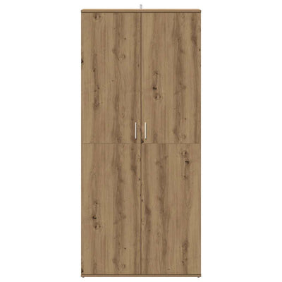 Schuhschrank Artisan-Eiche 80x39x178 cm Holzwerkstoff