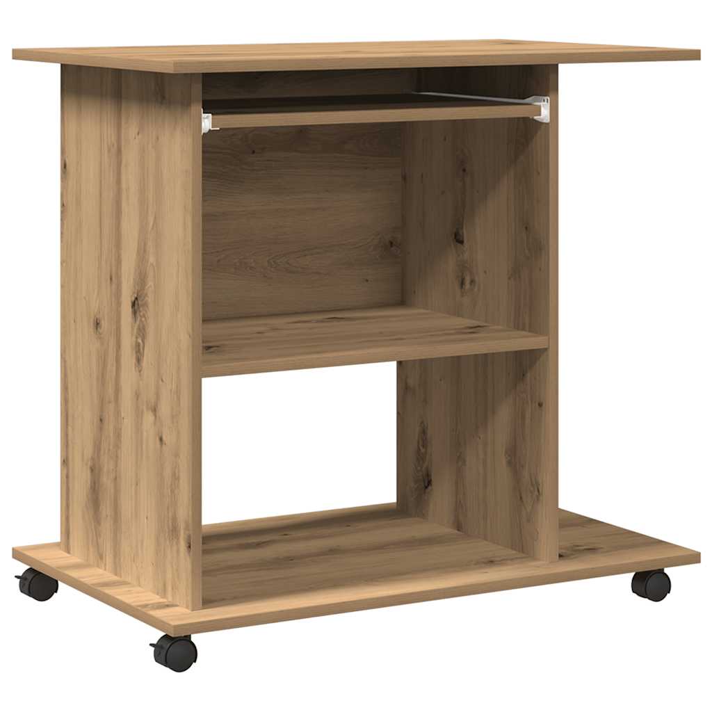 Schreibtisch Artisan-Eiche 80x50x75 cm Holzwerkstoff