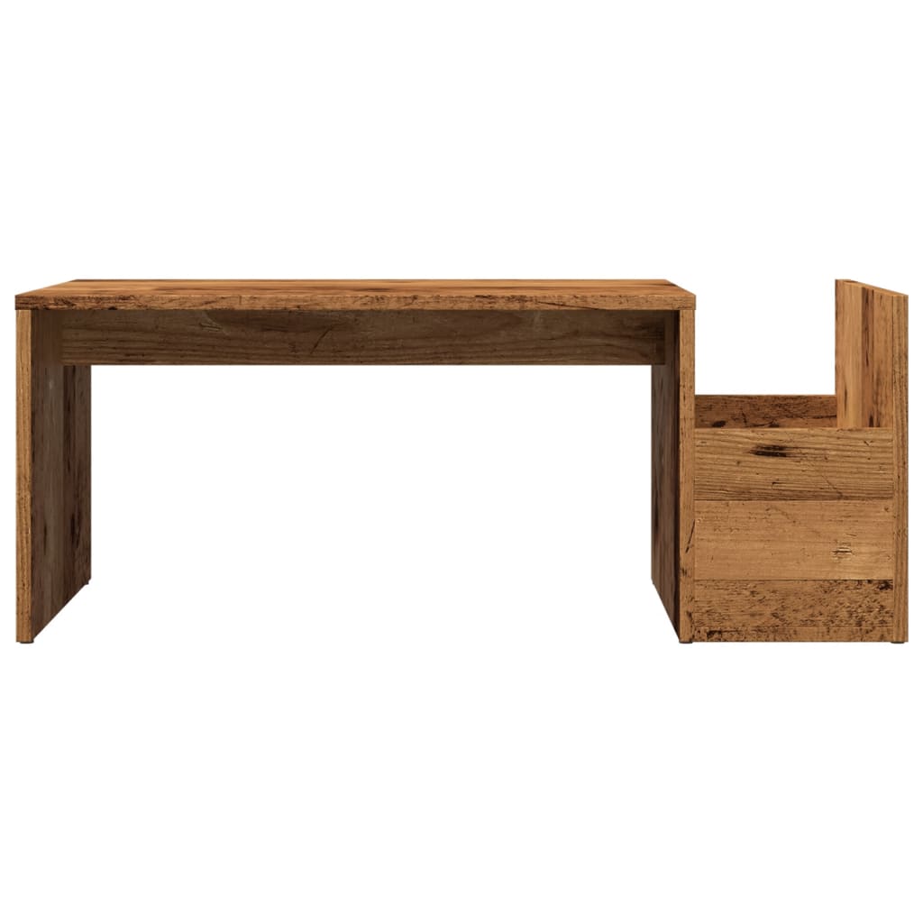 Couchtisch Altholz-Optik 90x45x35 cm Holzwerkstoff