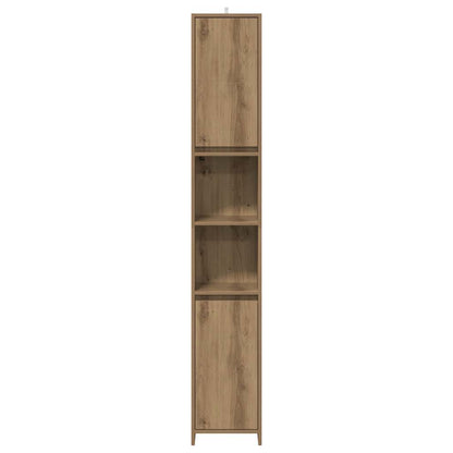 Badschrank Artisan-Eiche 30x30x183,5 cm Holzwerkstoff