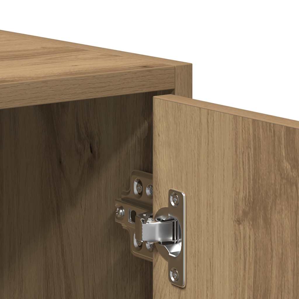 Badschrank Artisan-Eiche 30x30x183,5 cm Holzwerkstoff