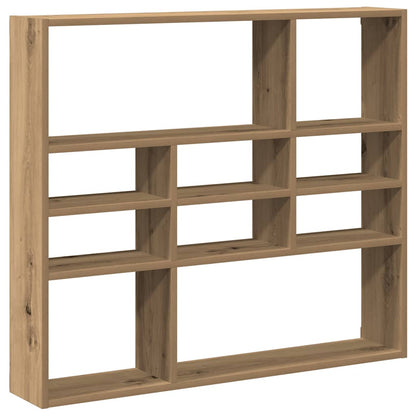 Wandregal Artisan-Eiche 90x16x78 cm Holzwerkstoff