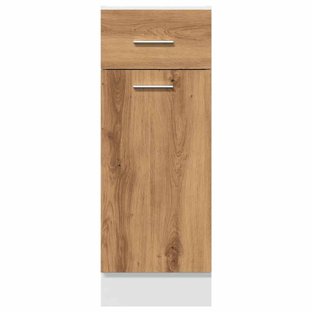 Schubunterschrank Artisan-Eiche 30x46x81,5 cm Holzwerkstoff