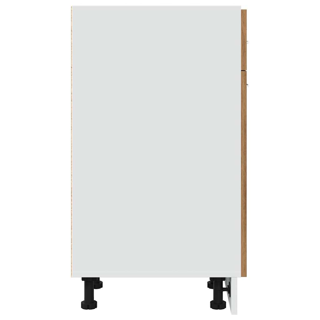 Schubunterschrank Artisan-Eiche 30x46x81,5 cm Holzwerkstoff