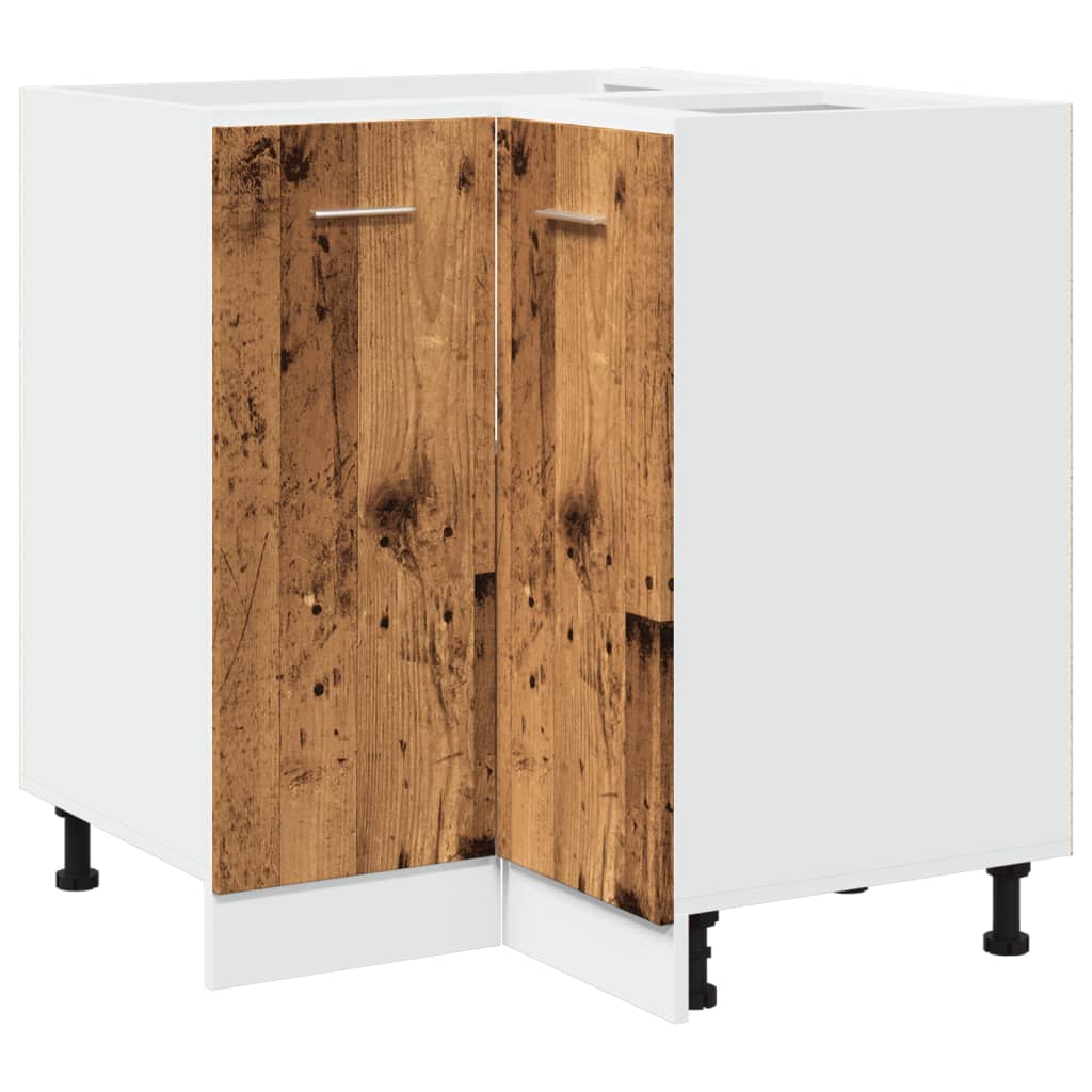 Küchenschrank Altholz-Optik 75,5x75,5x81,5 cm Holzwerkstoff