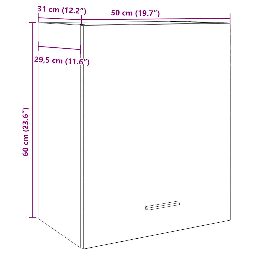 Hängeschrank Altholz-Optik 50x31x60 cm Holzwerkstoff