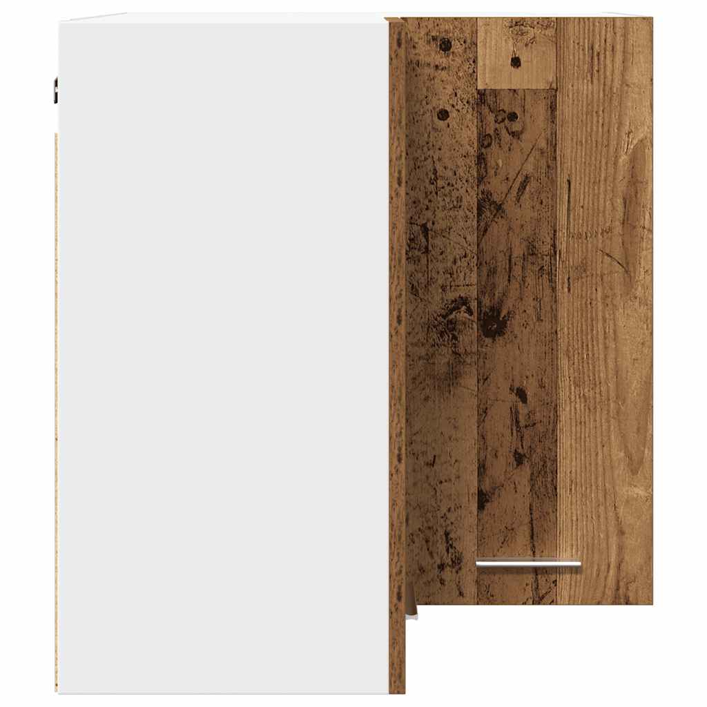 Eck-Hängeschrank Altholz-Optik 57x57x60 cm Holzwerkstoff