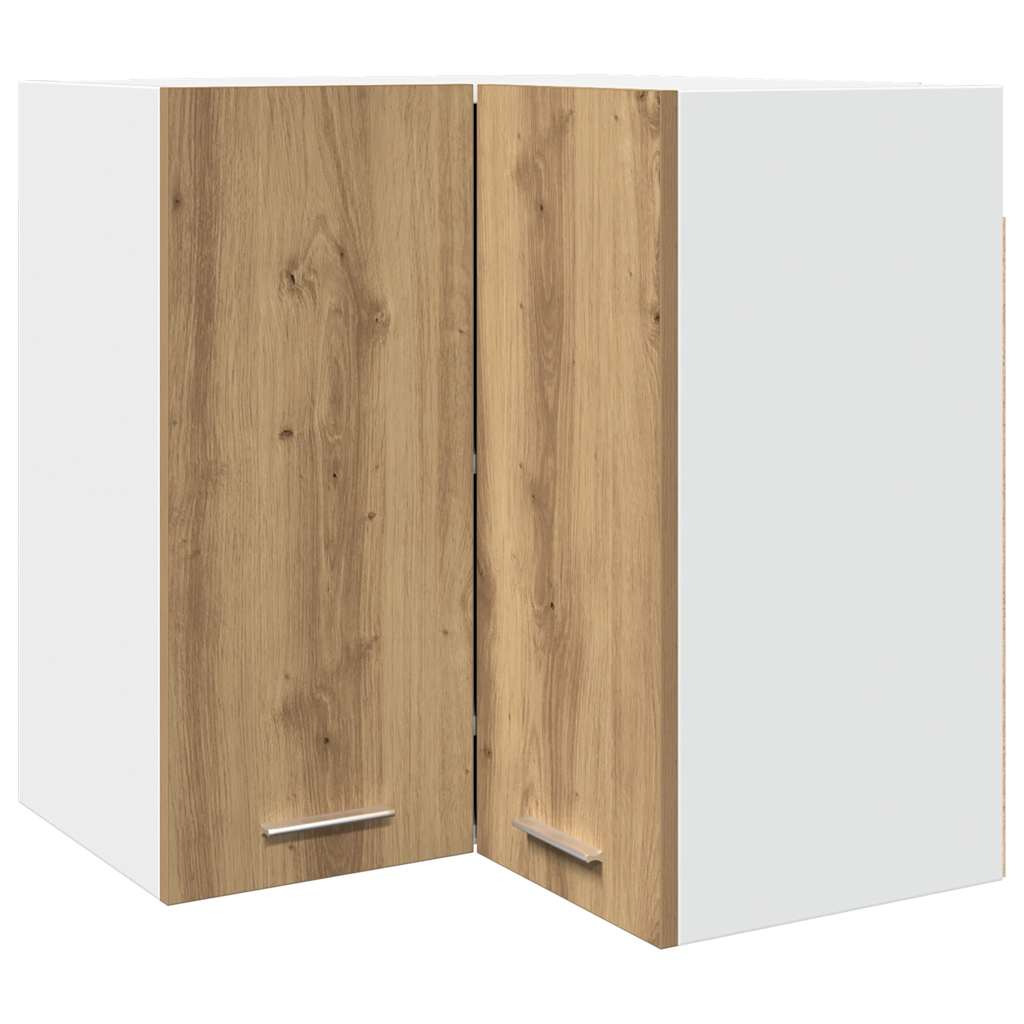 Eck-Hängeschrank Artisan-Eiche 57x57x60 cm Holzwerkstoff