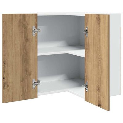 Eck-Hängeschrank Artisan-Eiche 57x57x60 cm Holzwerkstoff