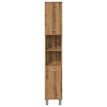 Badschrank Artisan-Eiche 30x30x179 cm Holzwerkstoff