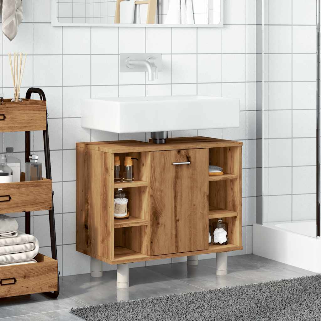 Badschrank Artisan-Eiche 60x32x53,5 cm Holzwerkstoff